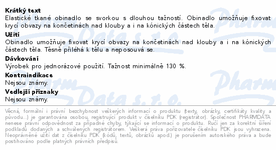 Matolast superelastické fixační obinadlo 4mx15cm