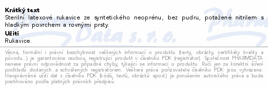 PROTEXIS ESSENTIAL LATEX 200párů velikost 6.5